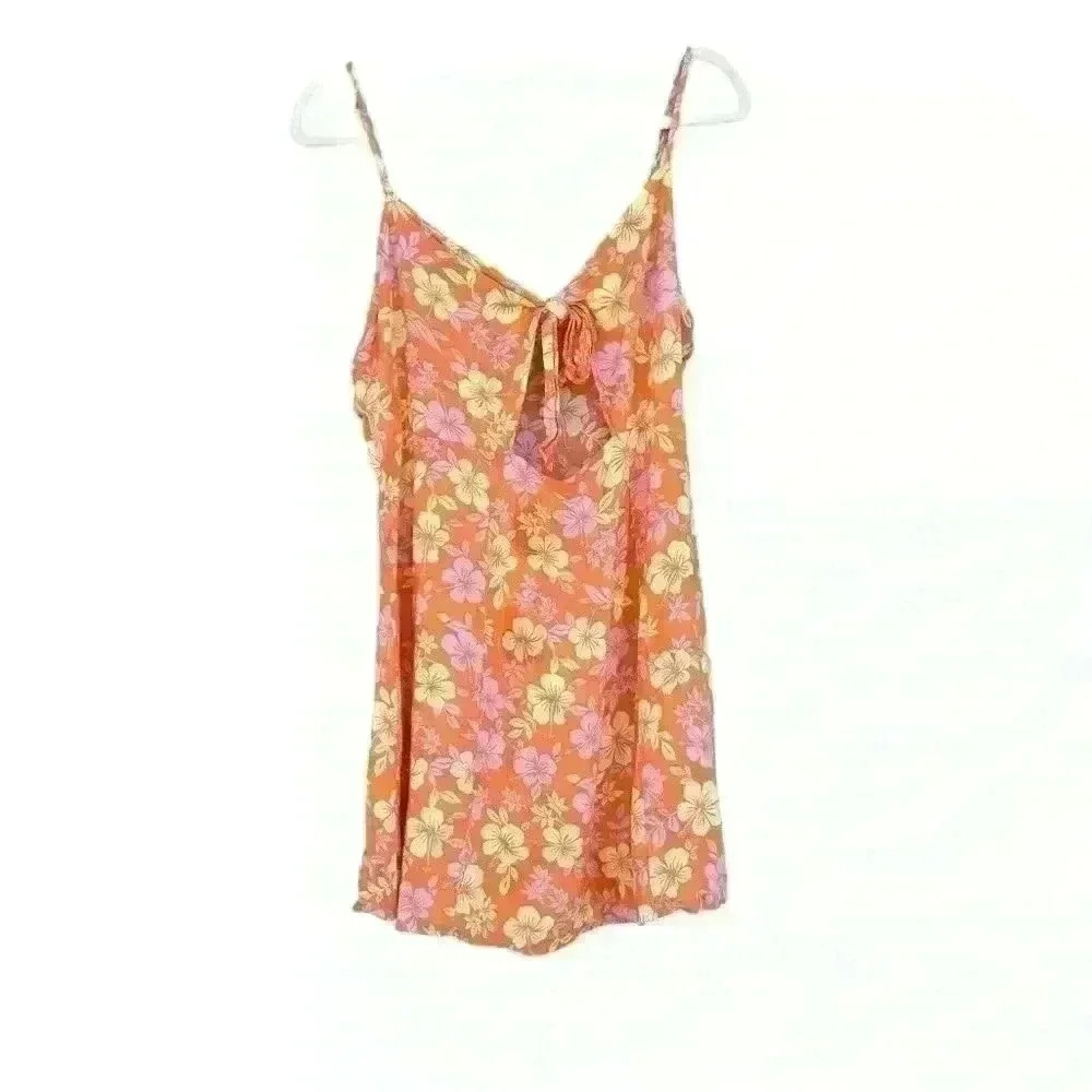 H&M floral sun dress. Womens size L.